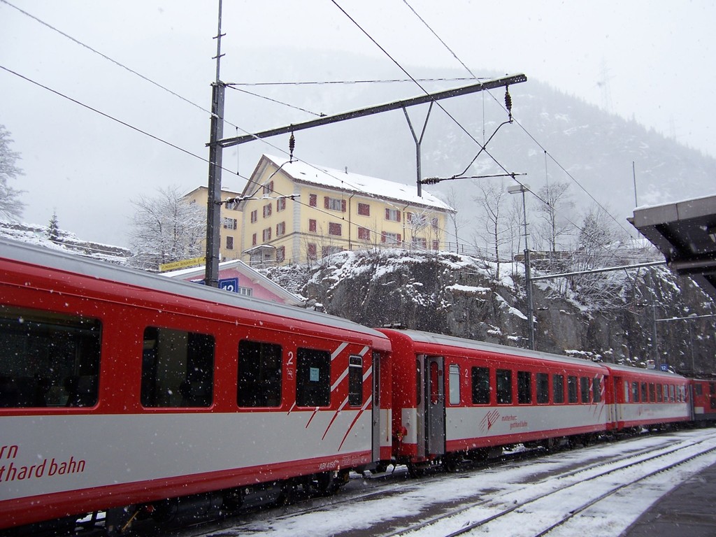Viajar en tren en Suiza y en pleno invierno,un lujo para los sentidos. Foto:PabloFR