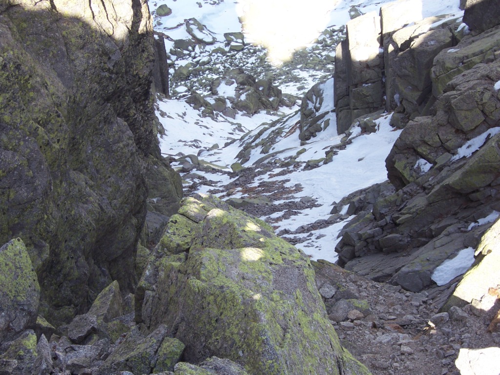 Salida del Corredor Central, apenas sin nieve. Foto:PabloFR