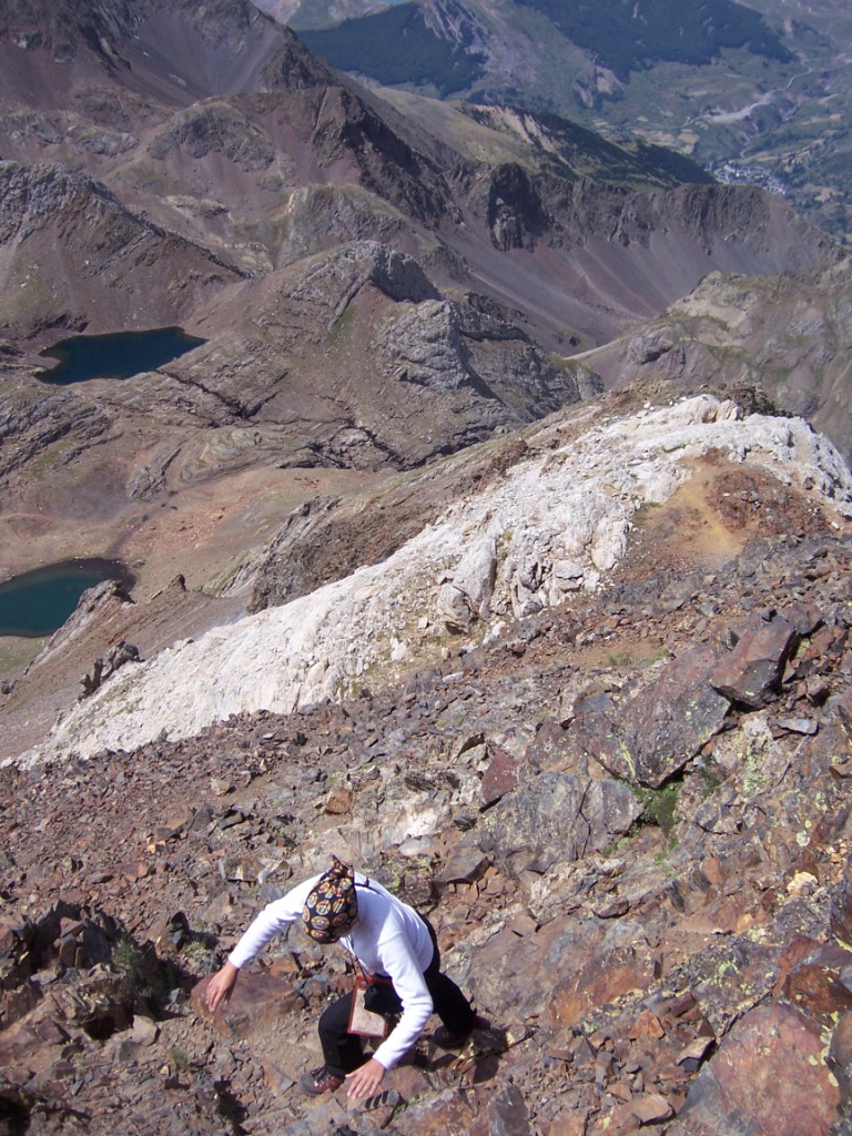 Patio nada despreciable antes de acceder a la Cresta de cumbre. Foto:PabloFR Patio nada despreciable antes de acceder a la Cresta de cumbre. Foto:PabloFR