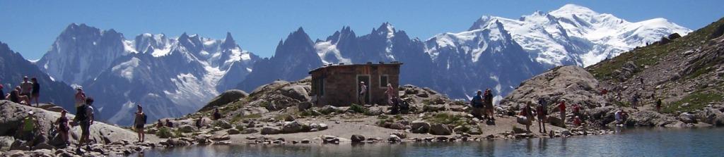 Panormica del macizo del Mont Blanc desde el Lac Blanc (Chamonix, Alpes). Foto:PabloFR