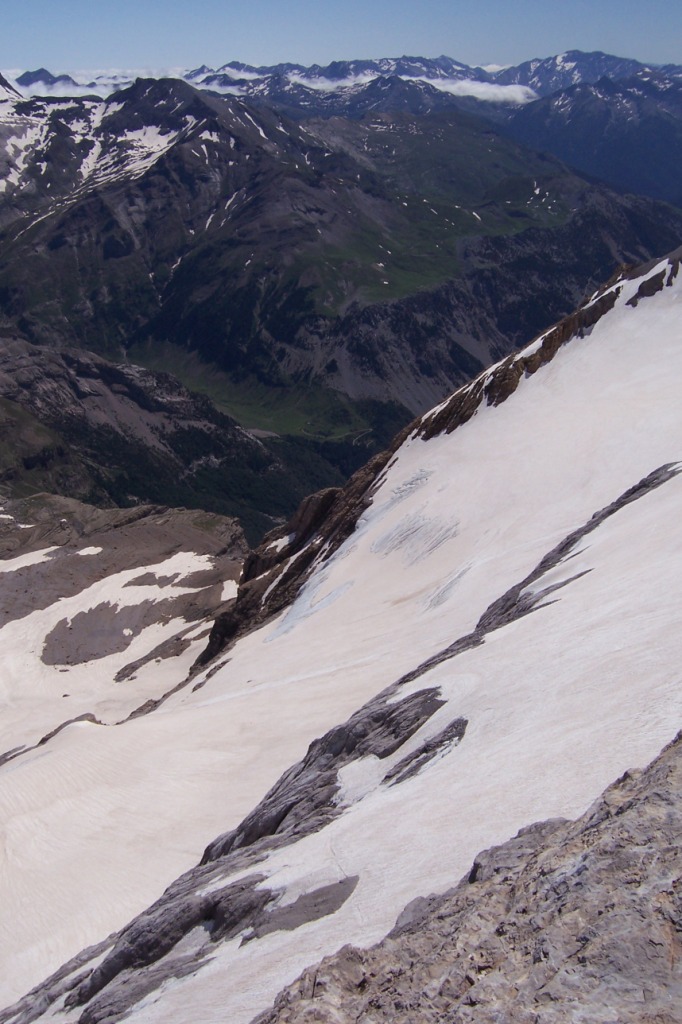 Glaciar de la cara Norte del Perdido