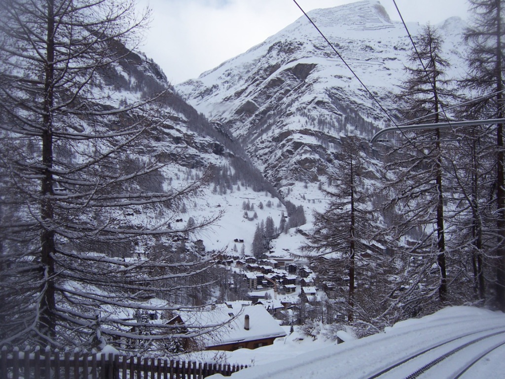 Zermatt desde el sendero a Sunnega. Foto: PabloFR