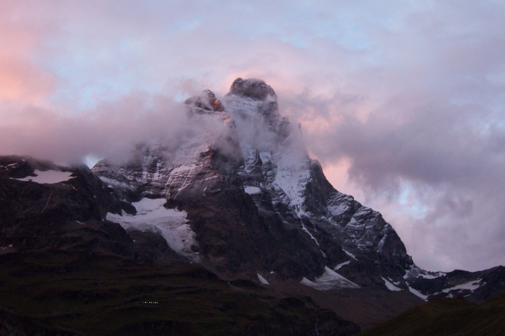 Atardecer en el Cervino desde Breuil-Cervinia . Foto: PabloFR